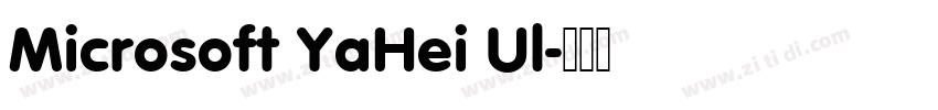 Microsoft YaHei Ul字体转换